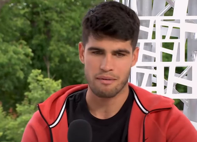 Carlos Alcaraz talks about his great French Open 1st round despite injury concerns