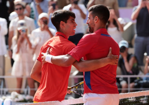 Alcaraz Shares Djokovic’s Message at Net