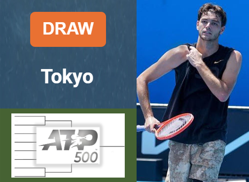 ATP TOKYO DRAW, PRIZE MONEY. Fritz, Hurkacz, Ruud, Tsitsipas are the top seeds