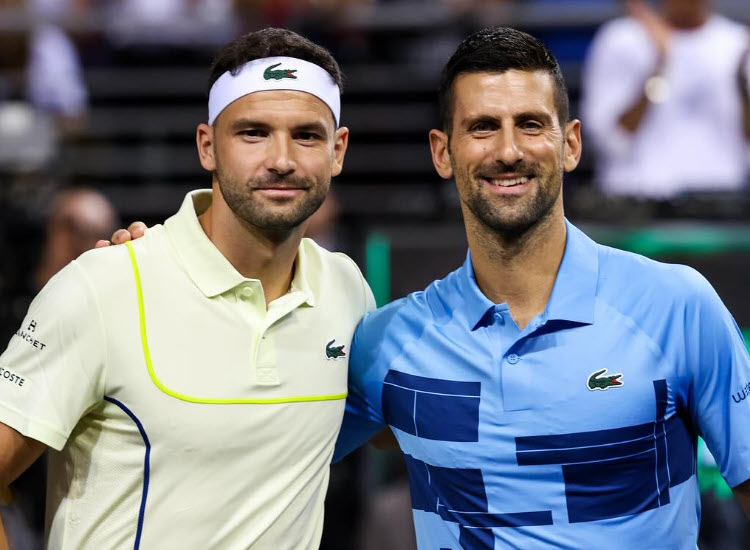 Djokovic thanks Dimitrov after successful exhibition in Sofia