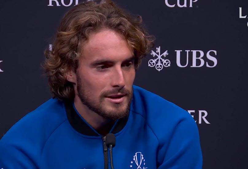 Funny Tsitsipas : “I feel privileged to be led by the most good-looking captains that I could have ever asked for.”