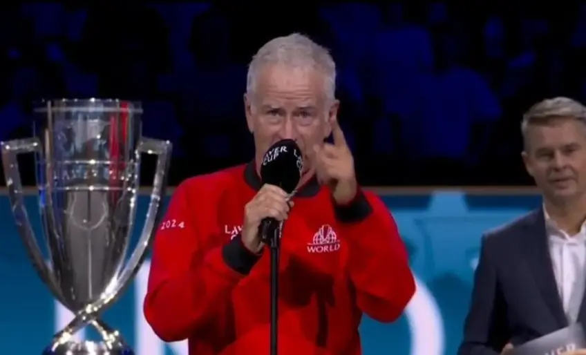 John McEnroe admits disappointment over missing Laver Cup win