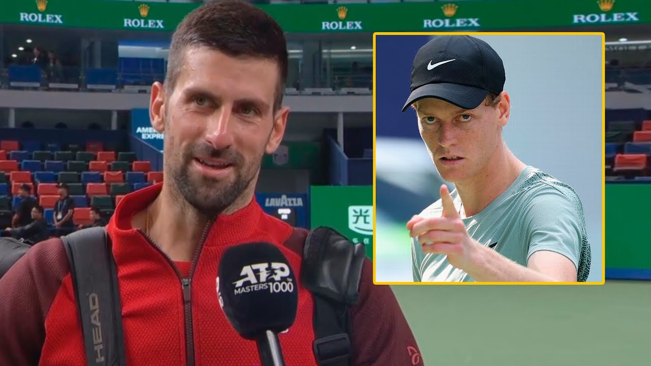 Djokovic about facing Sinner in Shanghai  “I’ve got that chance against the best player in the world, and let’s see what happens.”