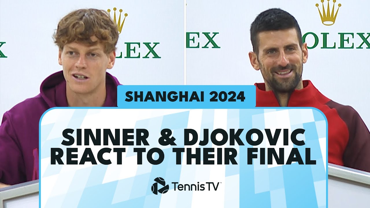 Jannik Sinner & Novak Djokovic Discuss Their Shanghai Final Meeting And Year-End Plans