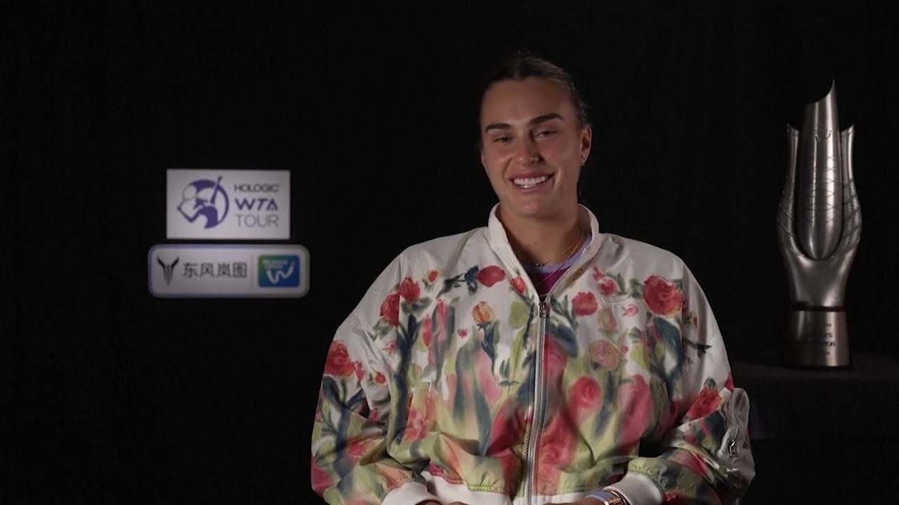 Sabalenka on her 3rd consecutive Wuhan Open title says “Totally crazy”