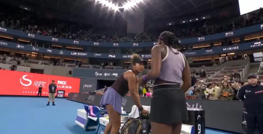 Beijing: Great Naomi Osaka e Coco Gauff showdown ends in shocking and unfortunate way