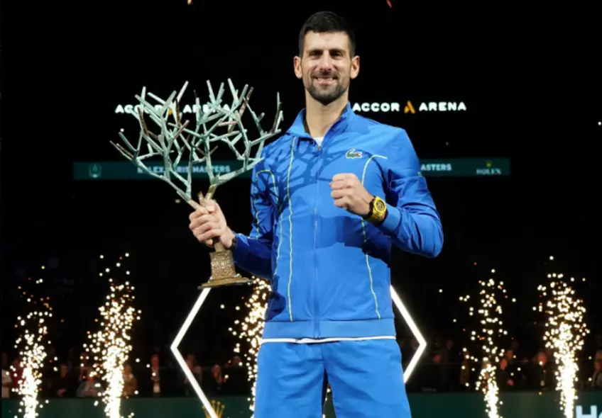 Novak Djokovic confirmed he was not bluffing