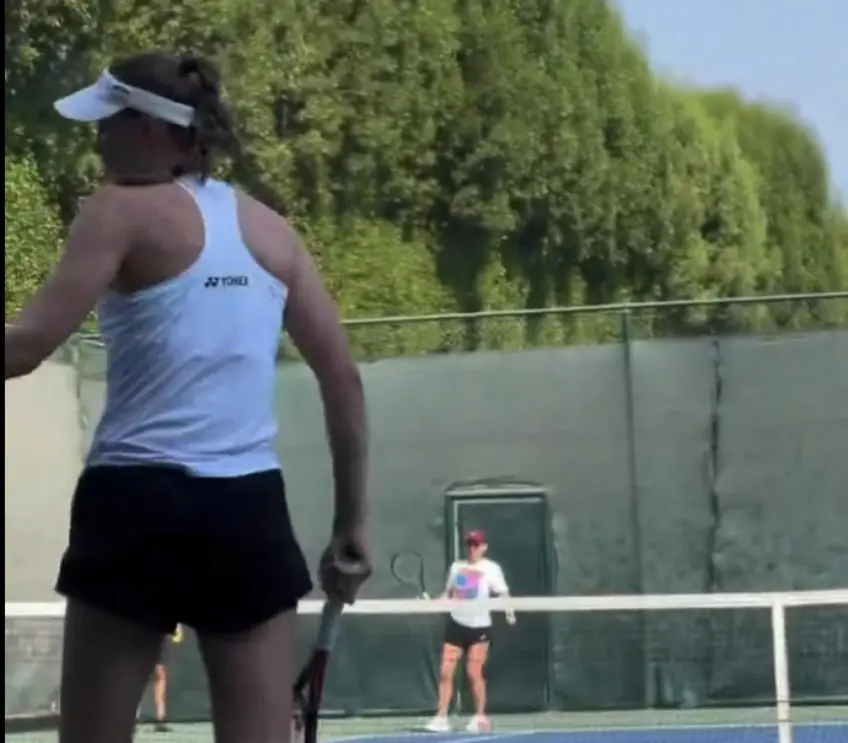 Watch: Elena Rybakina practices with Simona Halep, confirms report from this week