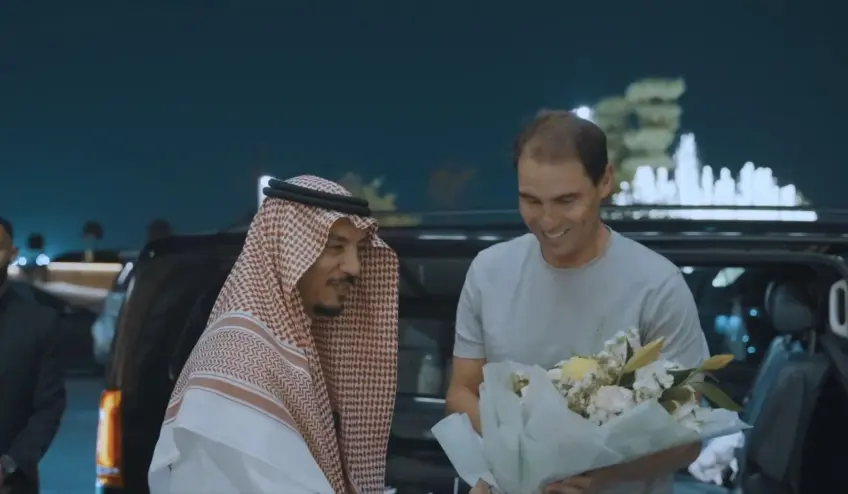 Watch: Rafael Nadal arrives in Riyadh for Six Kings Slam