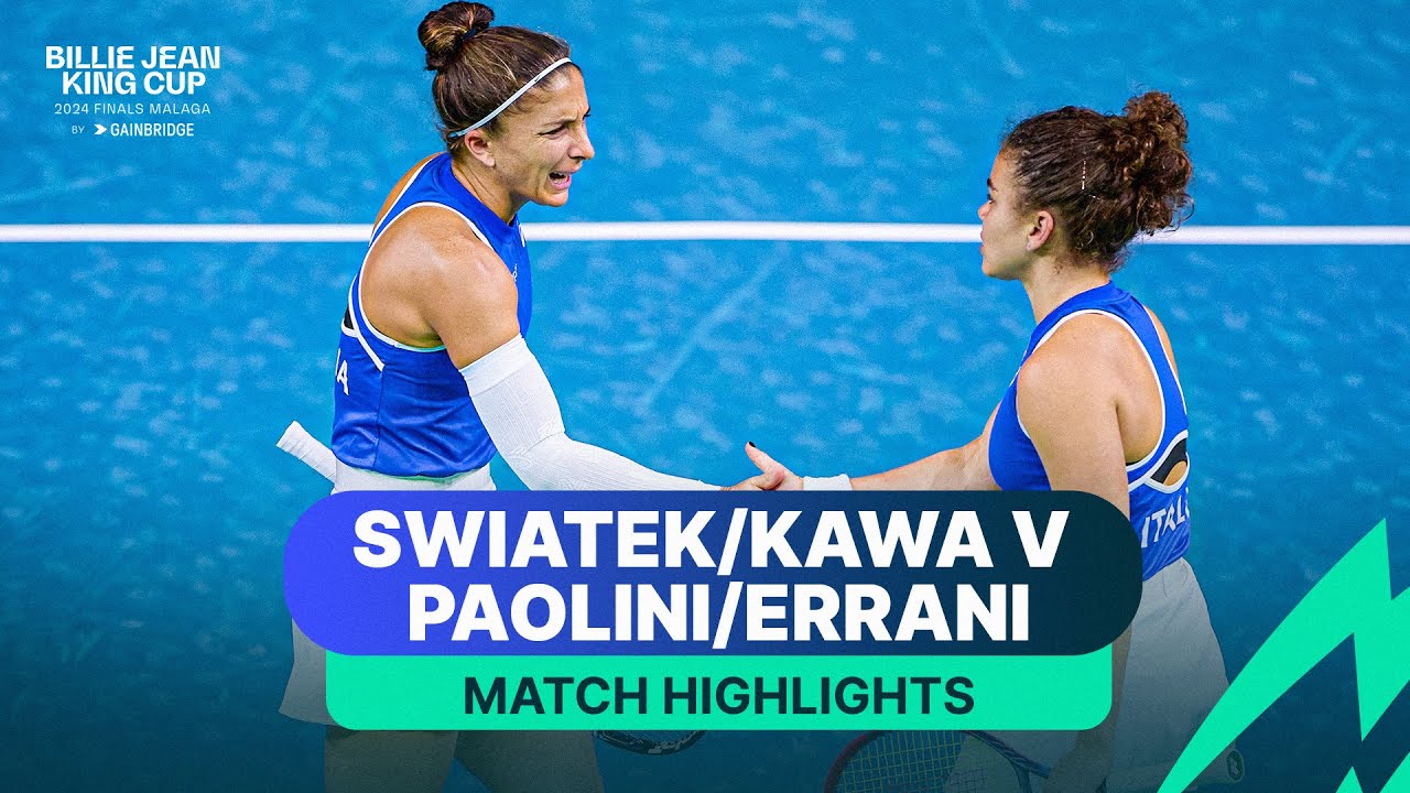 Italy beats Poland to reach the Billie Jean King Cup Final