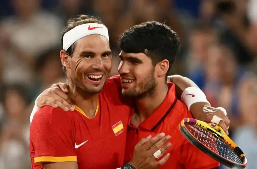 Carlos Alcaraz has heart-warming goal at Davis Cup alongside idol Rafael Nadal