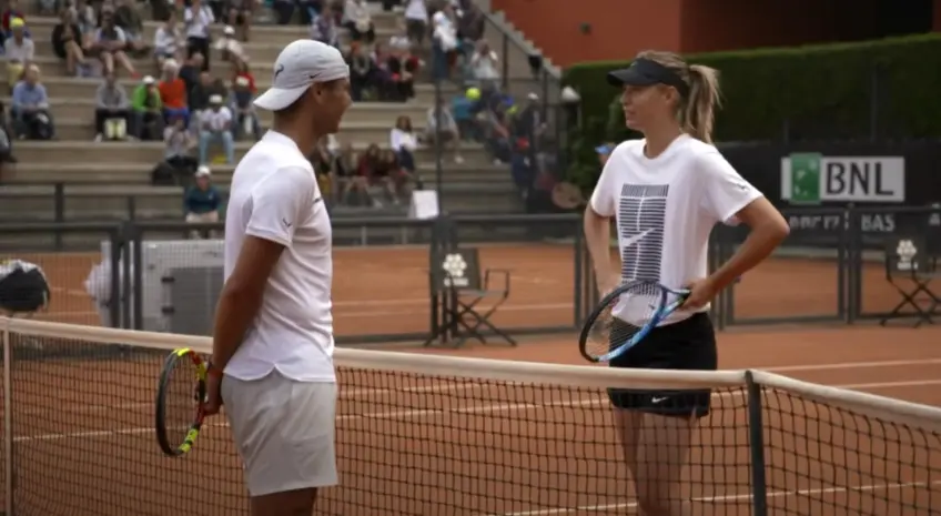 Maria Sharapova pays very classy tribute to Rafael Nadal