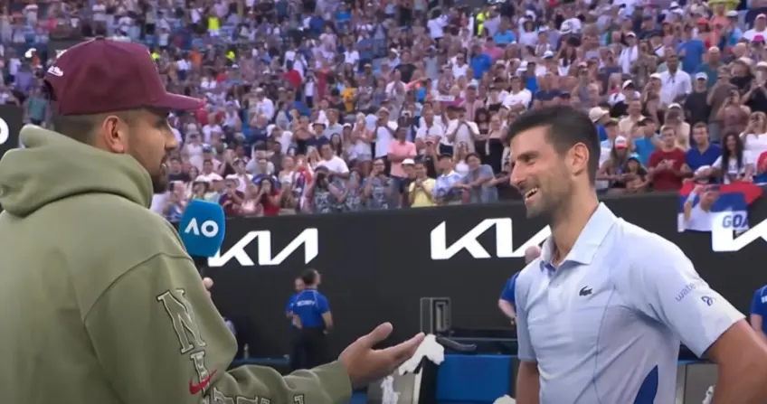 Nick Kyrgios tells Novak Djokovic why he ‘hates’ doing his ‘frustrating’ matches