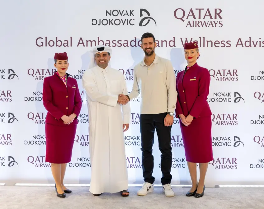 Novak Djokovic takes flight, becomes Qatar Airways Global Ambassador