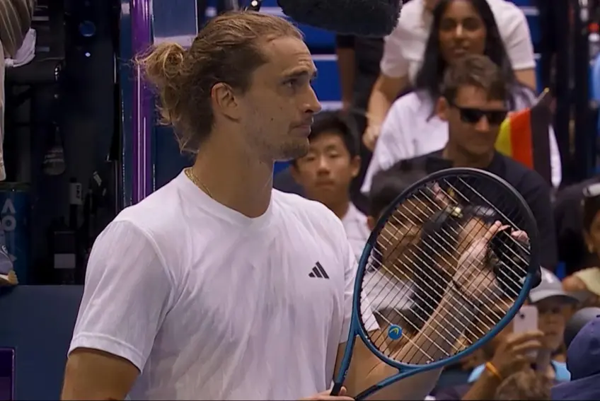 Alexander Zverev serves his way past Thiago Monteiro at United Cup