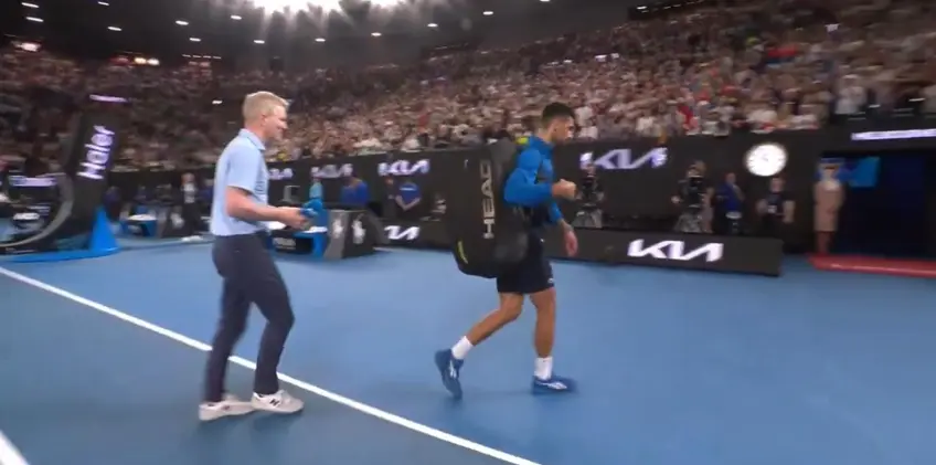 Jim Courier tells how he felt when Novak Djokovic ditched on-court interview