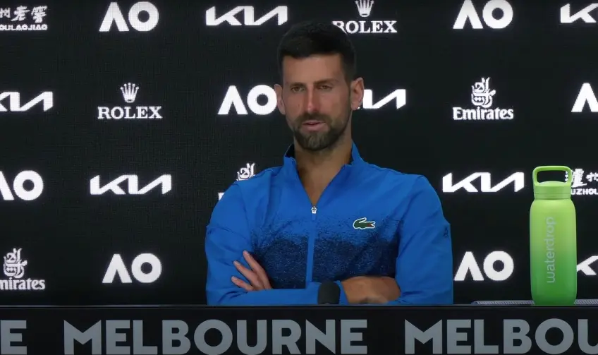 Novak Djokovic discusses his injury and responds to Carlos Alcaraz