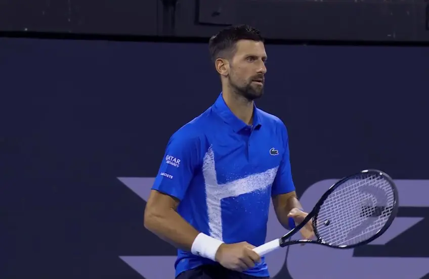 Novak Djokovic tips his hat to Reilly Opelka after Brisbane defeat