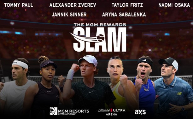 Stars Sinner, Sabalenka, Osaka Set for MGM Rewards Slam in Las Vegas