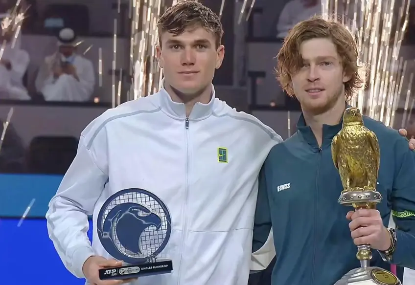 ATP Doha: Andrey Rublev tops Jack Draper, lifts trophy