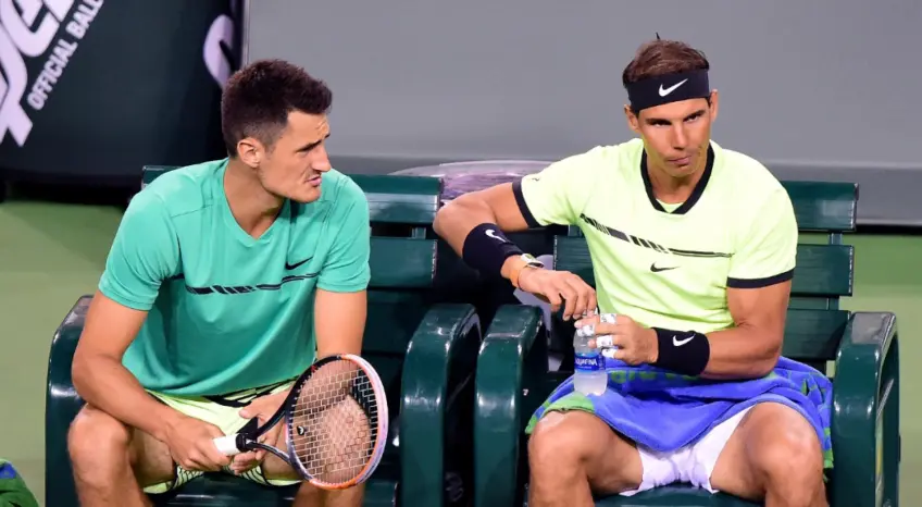 Bernard Tomic pays ultimate tribute to Rafael Nadal’s greatness, personality