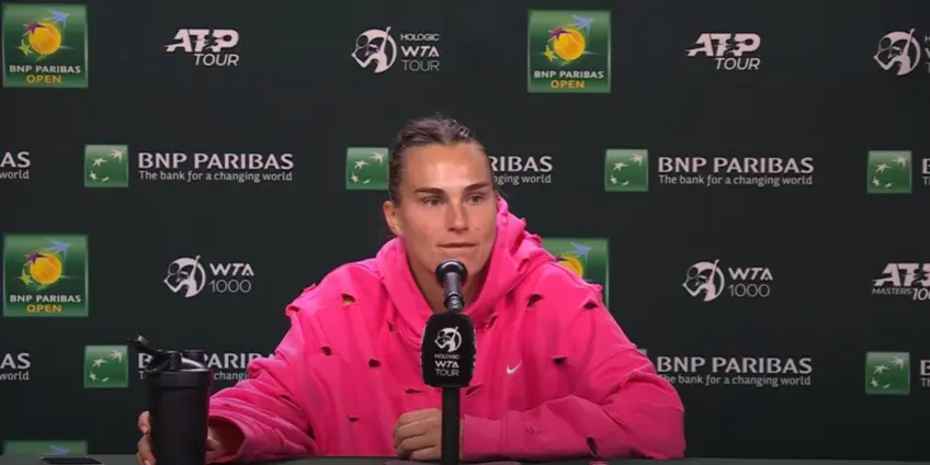 Aryna Sabalenka acknowledges heartbreak of Australian Open final loss in Indian Wells