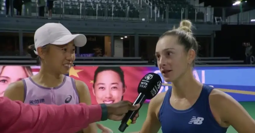 McCartney Kessler tells outstanding story of how she, Shuai Zhang became doubles pair