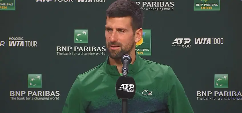 Novak Djokovic comments on viral limping into Doha airport video