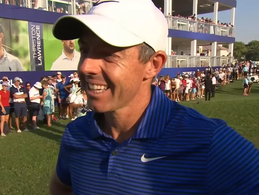 Rory McIlroy not discouraged by second-round finish, eyes windy weekend