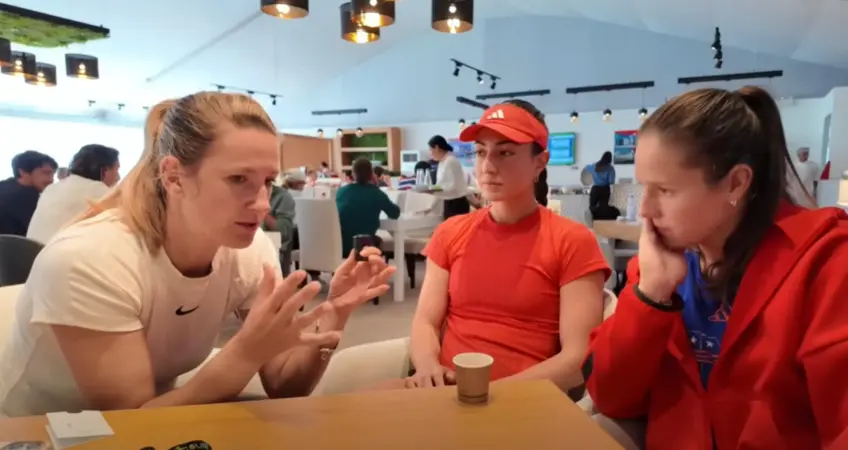 Victoria Azarenka rips into Jelena Ostapenko during chat with Daria Kasatkina