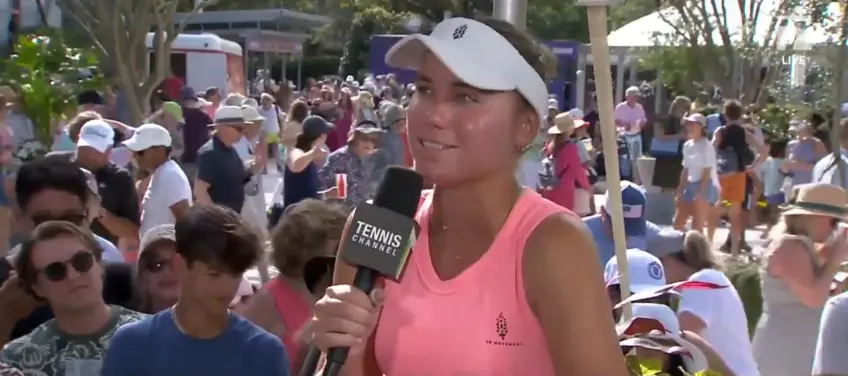 Sofia Kenin gets funny and honest ahead of Charleston final vs Jessica Pegula