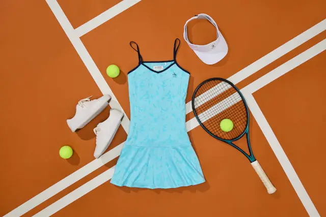 Ajla Tomljanovic’s Original Penguin dress for the 2025 Roland Garros