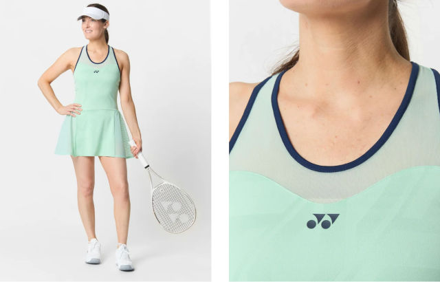 Peppermint for Paris: Elena Rybakina shows new Yonex dress